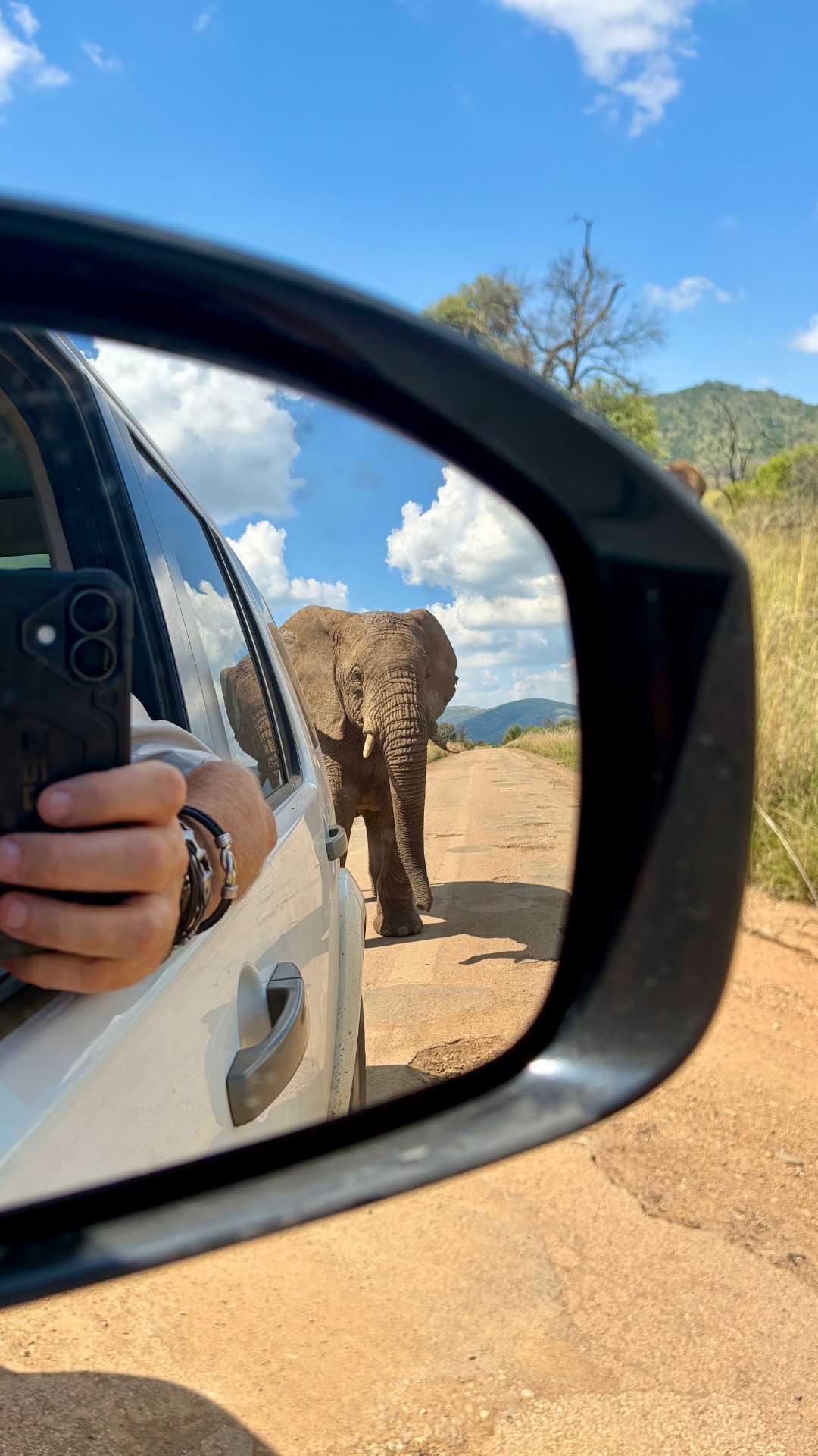 Alain onderweg tijdens een persoonlijke rondreis door Zuid-Afrika